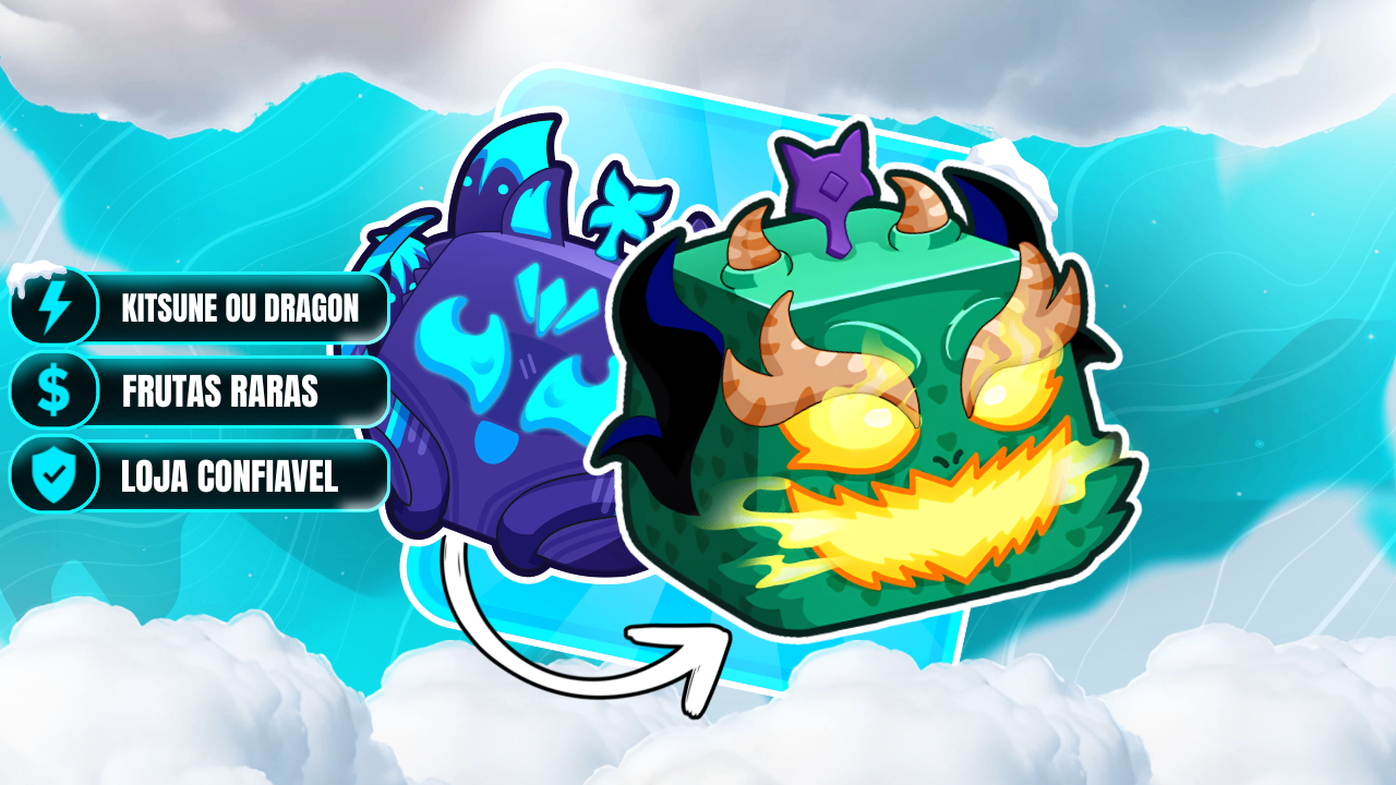 [🐲🦊] DRAGON OU KITSUNE NO INVENTARIO! [🔥POPULAR]