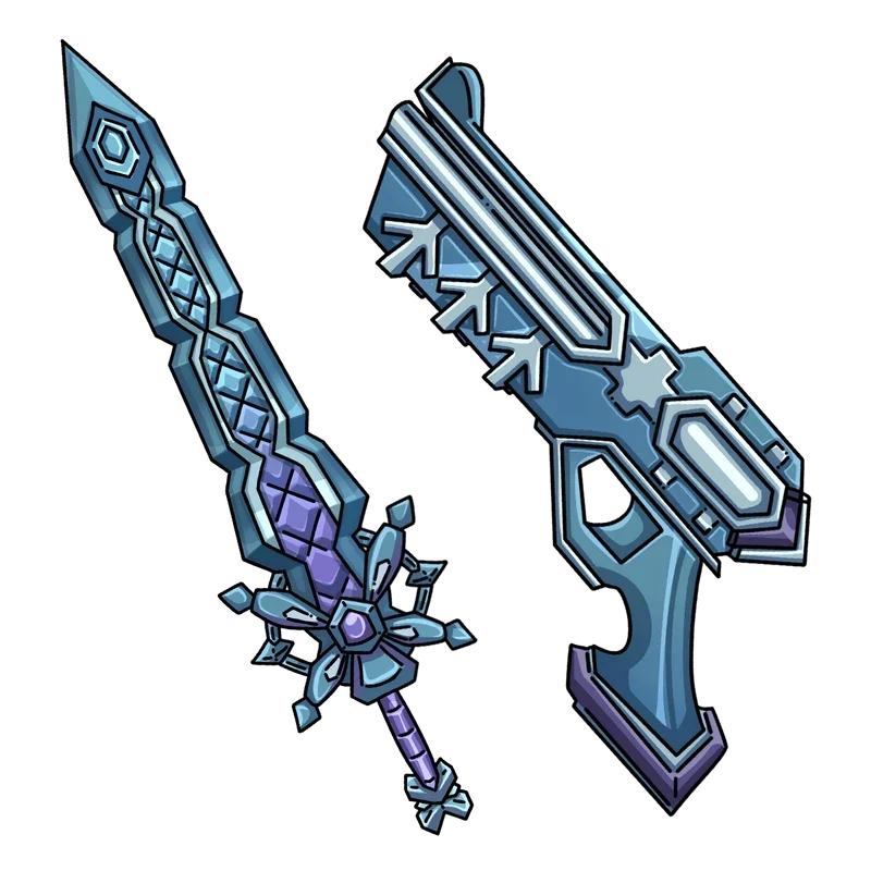 ❄️ SET ICEFLAKE (Iceflake + Icebeam) [NA SUA CONTA]