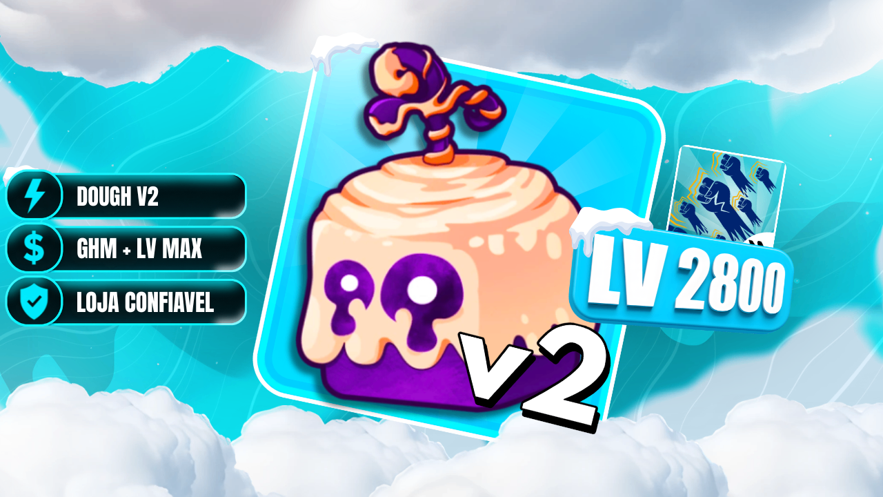 [🔥] CONTA COM DOUGH V2 (COMIDA) + LV MAX + GHM
